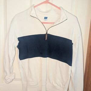 Old Navy Boys Quarter Zip Long Sleeve Sweatshirt